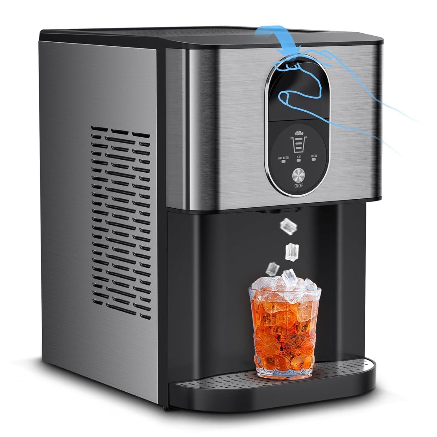 44-lb Ice Per day Nugget Ice Maker Dispenser